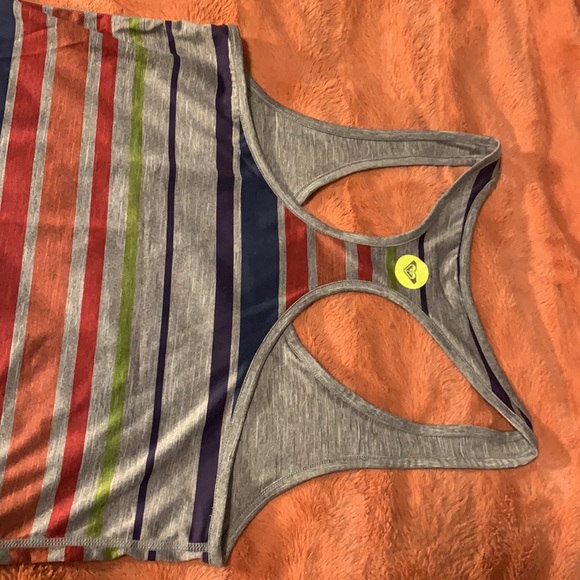 Roxy Striped Tank Top SZ Small - Picture 7 of 7